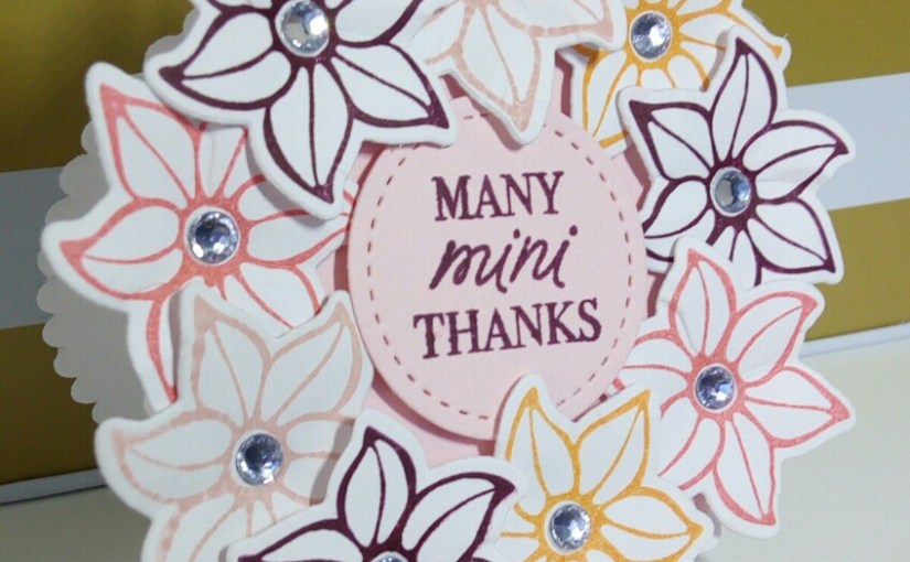 Mini Floral Shaped&nbsp;Card