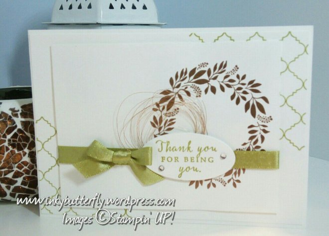 inkybutterfly: Copper embossed Hello Friend card for Global Design Project #107