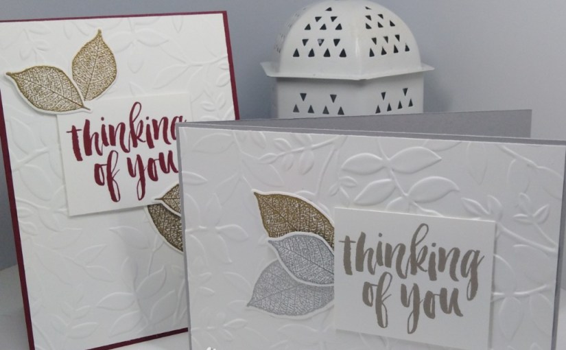 Embossed Thinking of You&nbsp;card