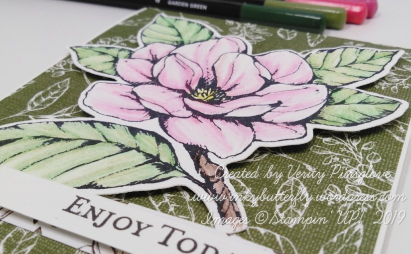 Watercoloured Magnolia