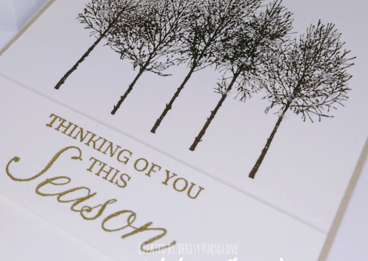 Glittered Winter Woods