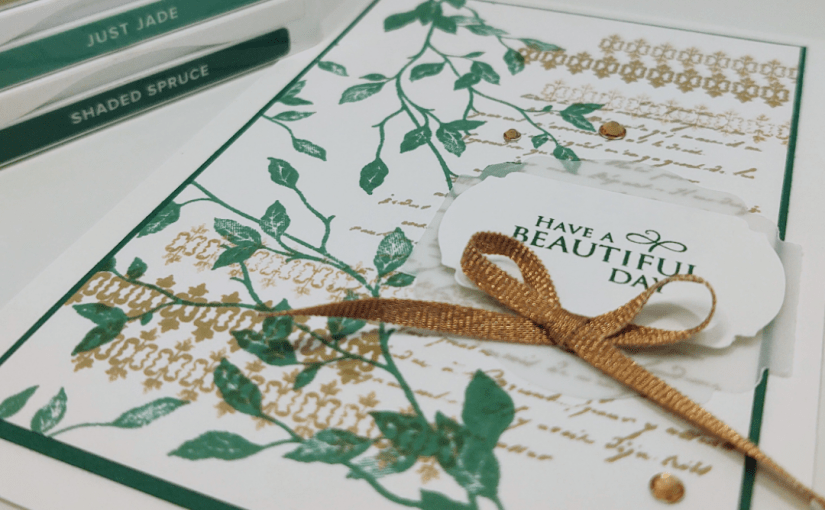 Quick and Easy Card featuring the Very Versailles stamp&nbsp;set