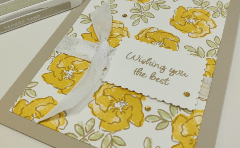 Stamped Background using the Inspiring Iris stamp&nbsp;set