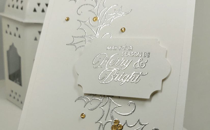 Mixed Metallic Heat Embossing with Joyful&nbsp;Holly