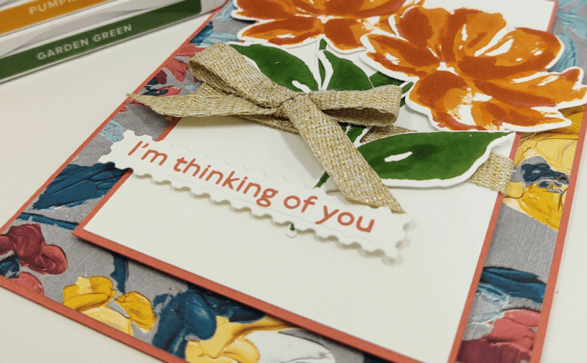 Thinking of You Card featuring the Fine Art Florals&nbsp;Suite