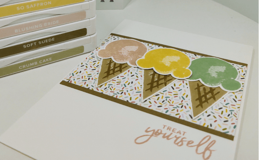 Simple Card featuring the Sweet Sweet Ice cream&nbsp;bundle