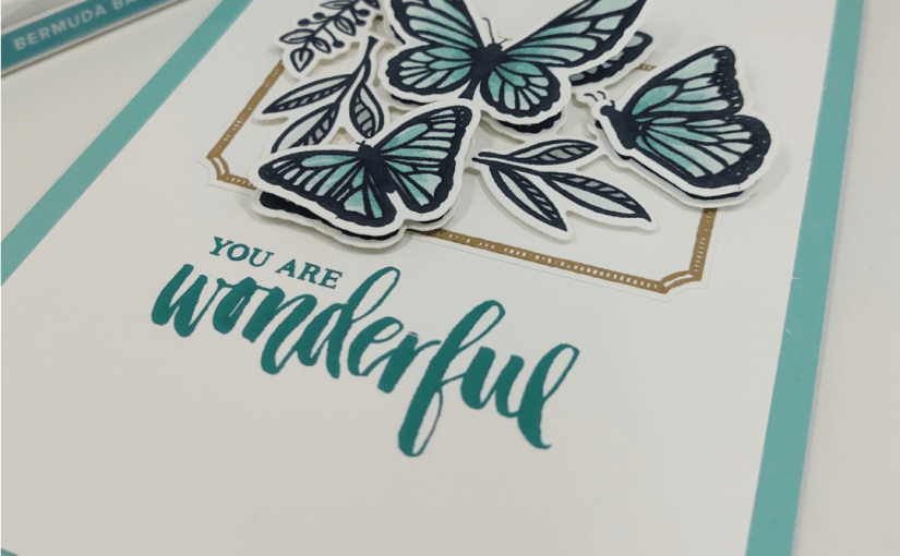 Dimensional Floating and Fluttering&nbsp;Card!