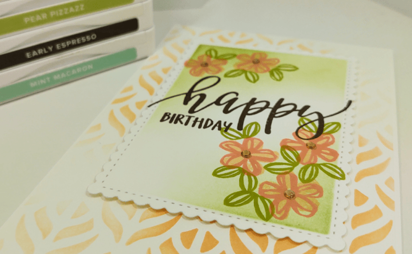 More Pretty Perennials with Ink Blended&nbsp;Background