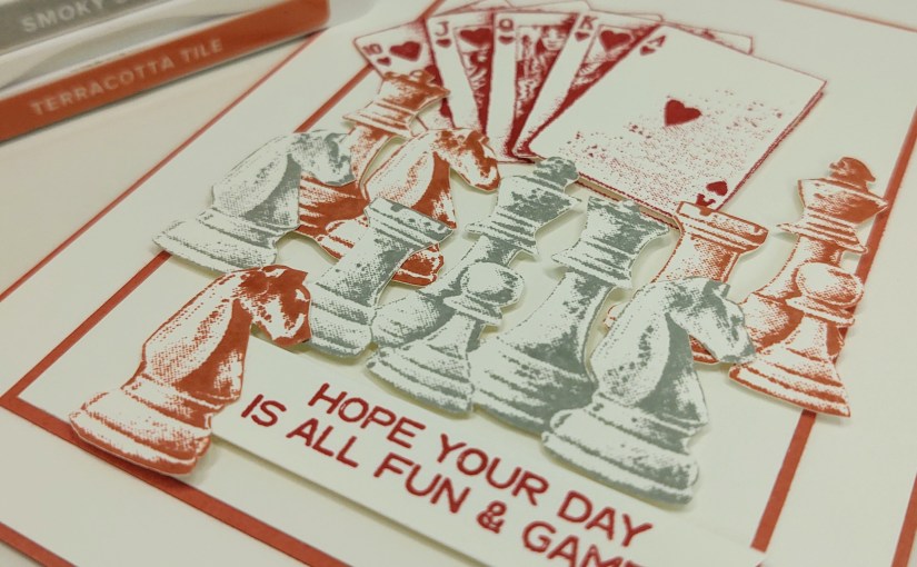 Monday Colour Challenge with the Game On stamp&nbsp;set