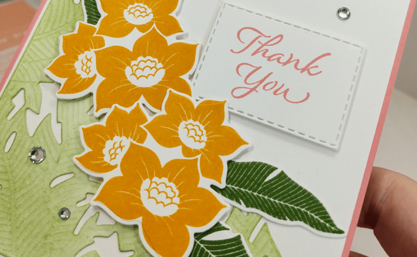 Monday Colour Challenge with the Tranquil Thoughts Stamp&nbsp;Set