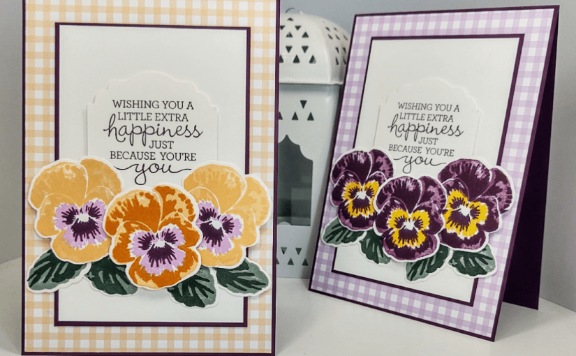 Two-step Stampin’ with the Pansy Patch stamp&nbsp;set
