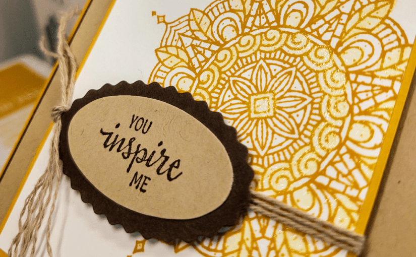 Simple Stamping with Treasured Medallion, (& Colour&nbsp;Challenge)