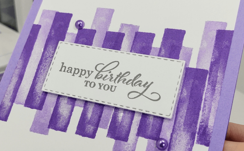 Geometric Backgrounds with the Watercolour Shapes Stamp&nbsp;Set