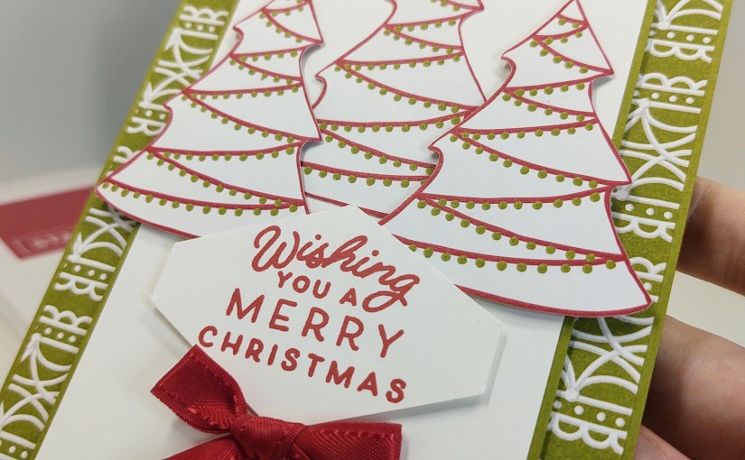 Easy Cards using Gingerbread and Peppermint Designer Series&nbsp;Paper