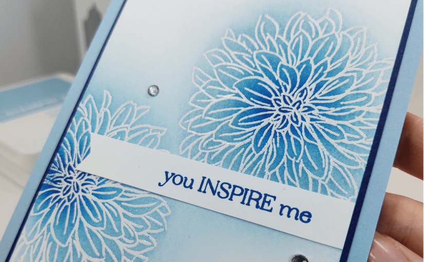 Emboss Resist Delicate&nbsp;Dahlias