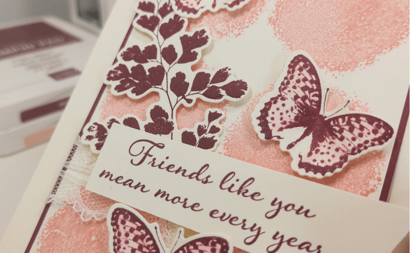 Going Monochrome with the Positive Thoughts Stamp&nbsp;Set