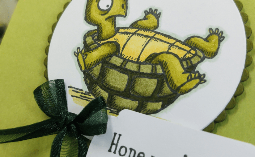 Get Well Card featuring the Back on your Feet Stamp&nbsp;Set