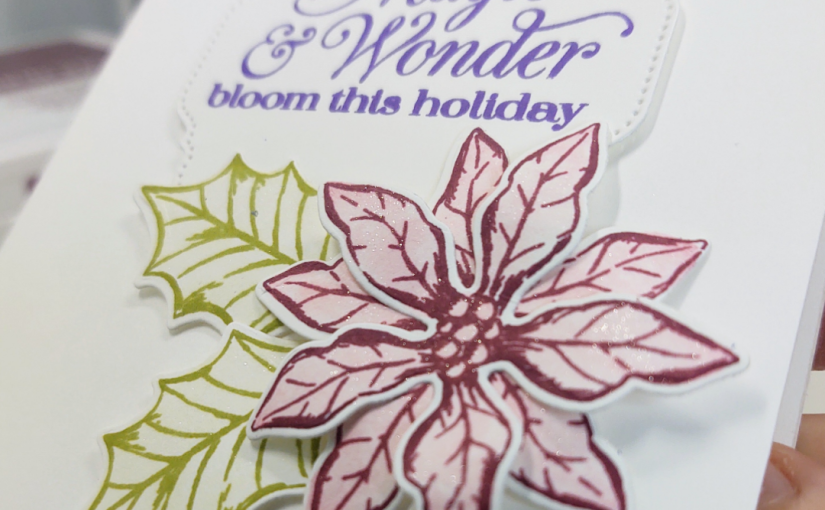 Creative Colour Challenges #9 with Poinsettia
