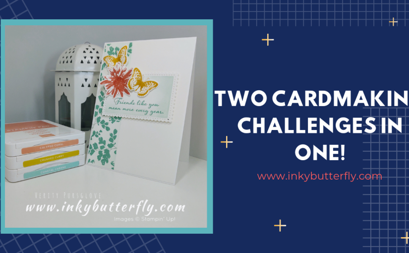 Two Cardmaking Challenges in One Card Design!