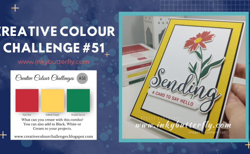 Creative Colour Challenge 51 using the Sending Smiles Bundle