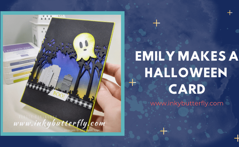 Emily Makes a Halloween&nbsp;Card