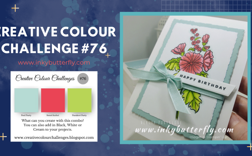 Creative Colour Challenge #76 with the Beautifully Happy stamp set