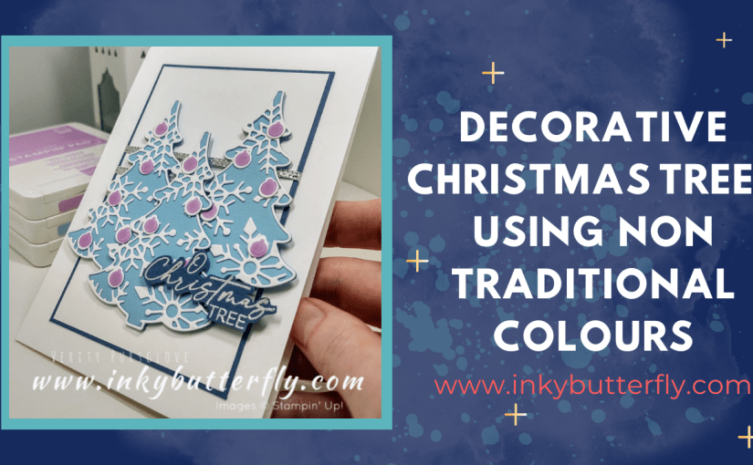 Decorative Christmas Trees using Non-Traditional&nbsp;Colours!