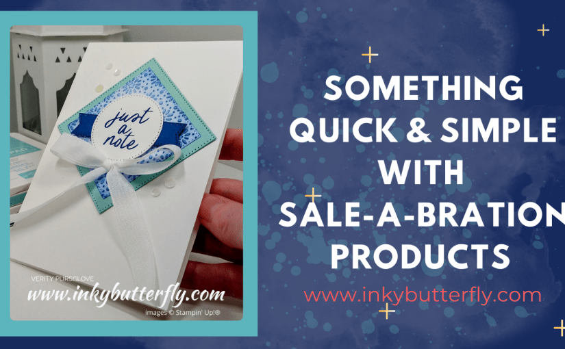 Something Quick & Easy with Sale-a-bration&nbsp;Products!