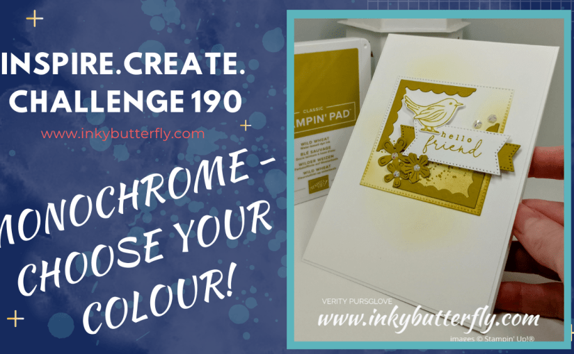 Inspire Create Challenge #190 – Colour&nbsp;Challenge!