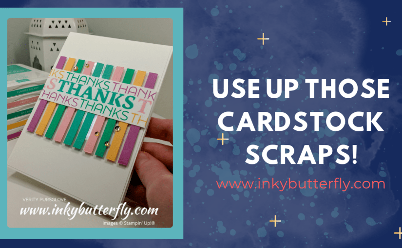 Use Up Those Cardstock&nbsp;Scraps!
