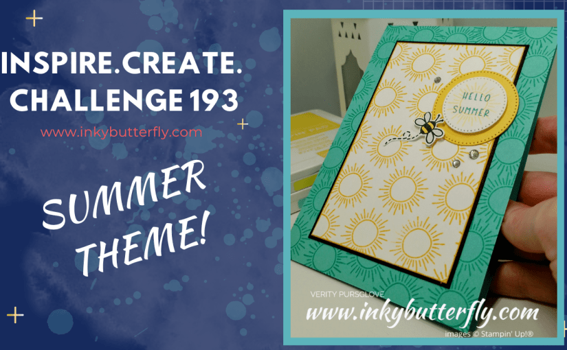 Inspire Create Challenge #193 – Summer&nbsp;Vibes!