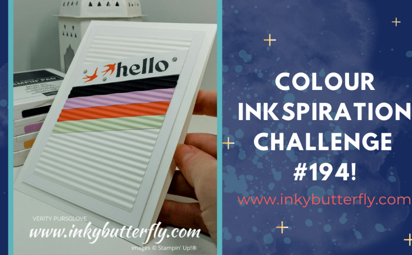 Super Simple Card Layout for the Colour INKspiration Challenge&nbsp;#194!