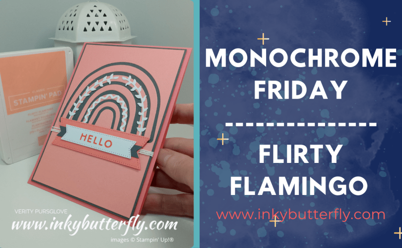 Monochrome Friday – Flirty&nbsp;Flamingo!