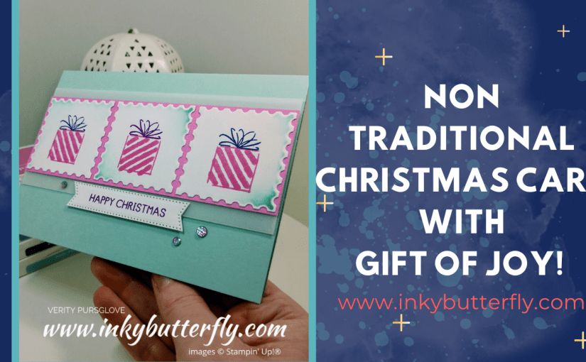 Non Traditional Christmas Card with Gift of&nbsp;Joy!