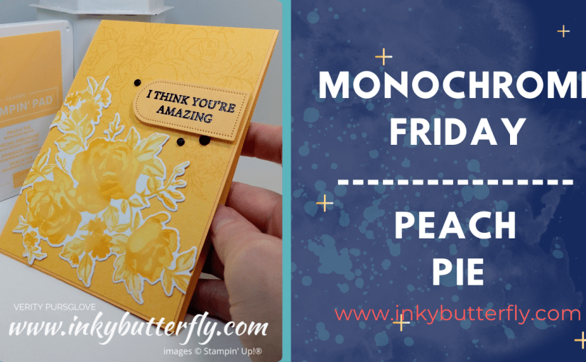 Monochrome Friday – Peach&nbsp;Pie!
