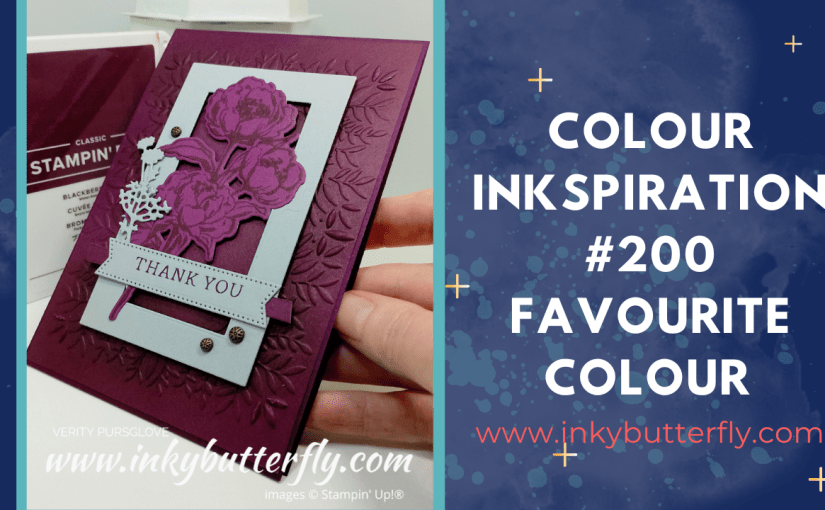 Colour INKspiration #CI200 – Favourite&nbsp;Colour!